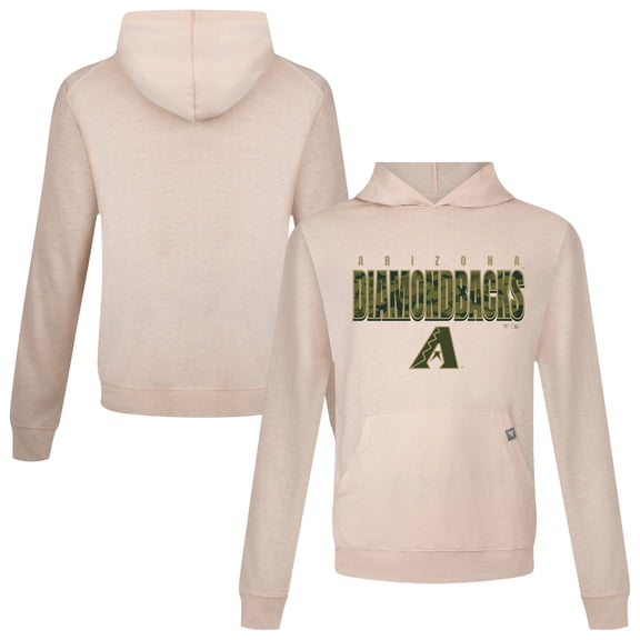 Men's Levelwear Khaki Arizona Diamondbacks Relay Protect Pullover Hoodie