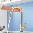 thumbnail image 5 of Brushed Gold Kitchen Faucet Senlesen Sensitive Touch Control Sink Faucet, 5 of 17