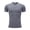Gray, variant on Gym Shirts Men Funny,Men's Compression Shirts Short Sleeve Quick Dry Sports Athletic Workout Base Layer Undershirt T-Shirt Tops