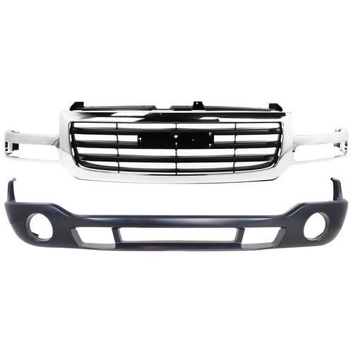 Bumper Cover Fascia Front for GMC Sierra 1500 HD Classic Truck Heavy Duty 2500