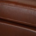 thumbnail image 3 of Noble House Orlando Leather Club Chair in Brown, 3 of 5