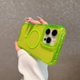 thumbnail image 5 of Dteck Magnetic Case for iPhone 15 Plus, Compatible with MagSafe, Shockproof Protective Bumper Phone Case for iPhone 15 Plus,Green, 5 of 7