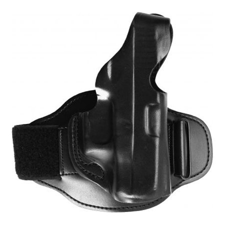 DeSantis Leather Ankle Holster for Sig P938, black, Right