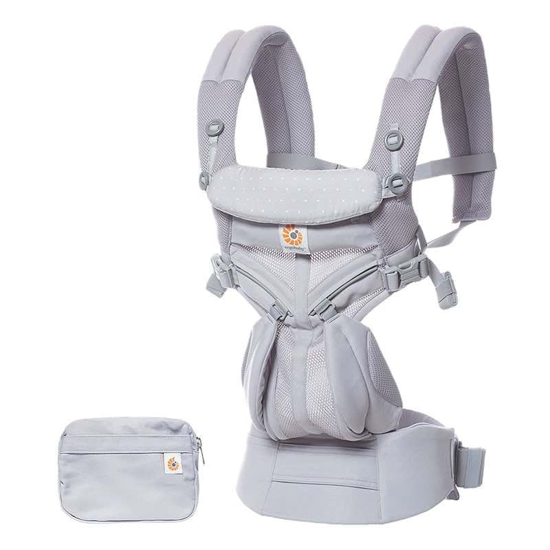 ergobaby cool air mesh 3 position baby carrier charcoal grey