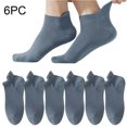 thumbnail image 2 of Kmdttou 6 Pairs Man Socks Mesh Ventilation Non Slip Liner Footies Thin Socks Lightweight Socks Socks Winter-Gifts for Women/Men-Warm Thick Soft, 2 of 9