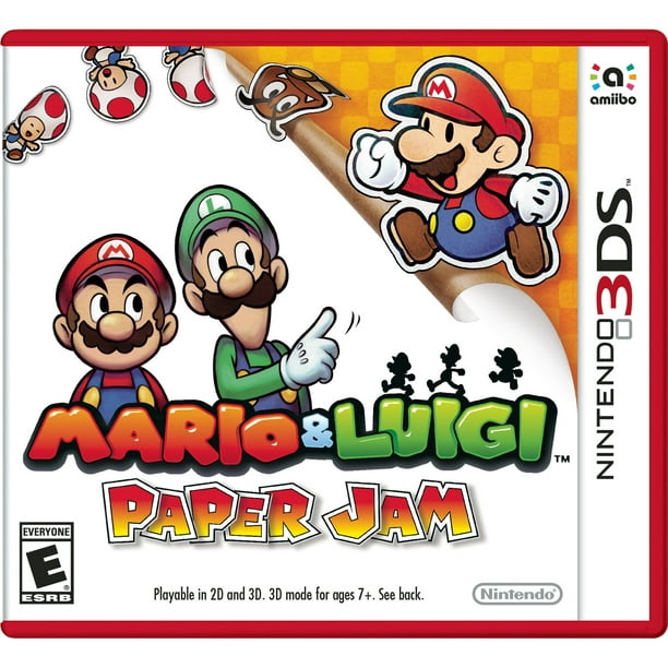 Mario Luigi Paper Jam Nintendo Nintendo 3ds 045496743598 - paper mario color code roblox