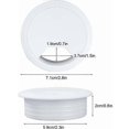 thumbnail image 5 of White Desk Cable Wire Plastic Grommet for 60mm 10-room PC Desktop Computer, -trokes, 5 of 5