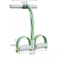 thumbnail image 4 of 21 Fitness Resistance Bands-4 Tube Pedal Ankle Puller 2025 Upgrade Stretch Bands for Exercise Sit Up Exercise Equipment AB Training Auxiliary Device Workout Equipment for Women Men, 4 of 5