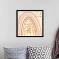 thumbnail image 3 of Kids Nursery Art Pastel Muted "Rainbow Giraffe" White Float Frame Canvas ArtWhite Float Frame Canvas Art - 20x20, 3 of 5