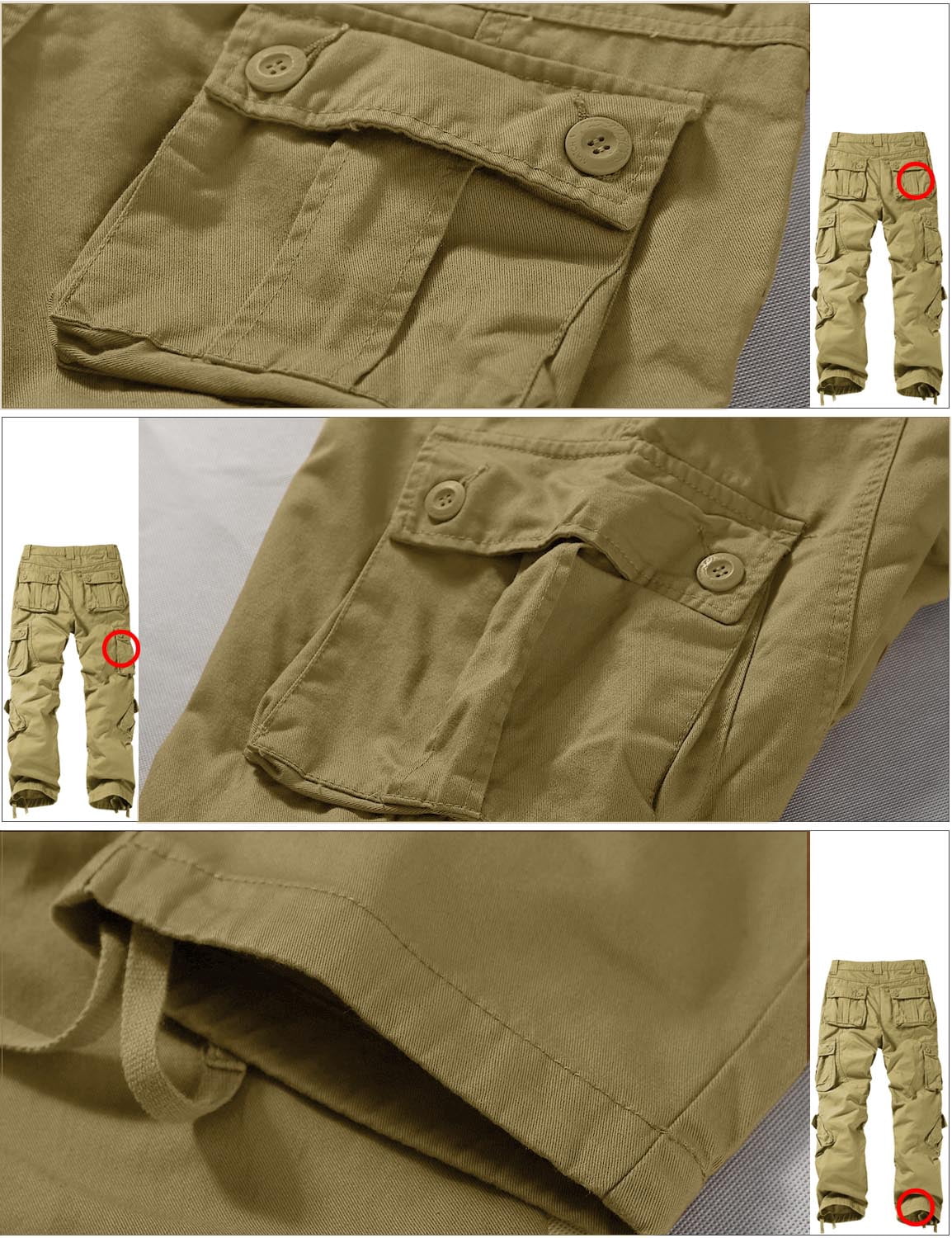 Cargo Pants Military Combat Work 