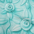 thumbnail image 1 of oneOone Cotton Poplin Aqua Blue Fabric Florals Quilting Supplies Print Sewing Fabric By The Yard 42 Inch Wide, 1 of 6