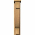 thumbnail image 2 of 5 1/2"W x 12"D x 28"H Alpine Smooth Corbel w/Backplate, Western Red Cedar, 2 of 9