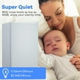 thumbnail image 4 of 3.2 Cu.Ft Single Door Mini Refrigerator with Freezer, Compact Refrigerator with 7 Level Adjustable Thermostat, Low Noise, Reversible Door for Dorms, Offices, RVs, White, 4 of 9