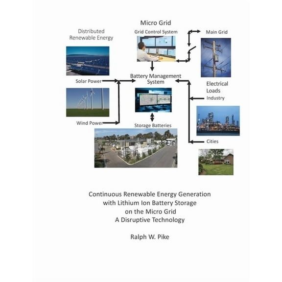Continuous Renewable Energy Generation with Lithium Ion Battery Storage on the Micro Grid: A Disruptive Technology (Paperback)
