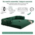 thumbnail image 5 of 78.7-inch living room sofa，No Assembly Sleeper Sofa, 5-in-1 Convertible Sofa Bed, Compressed Packaged Futon Couch for Small Space, 5 of 22