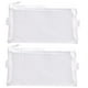 thumbnail image 1 of Bolsa de malla de colores Txmfgh (2 unidades), multifuncional, con cremallera, para guardar papelería y cosméticos. Diseño transparente para fácil identificación (blanco y negro)., 1 of 3