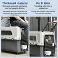 thumbnail image 6 of Btidfty Large Dog Crate Pet Box Length 33in/Width 21.6in/Height 25.2in Dogs Kennel with Handle & Metal Door Dog Carrier for Indoor Outdoor Puppies Kittens, 6 of 9