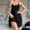 Black, variant on Sakmal Sleeveless Moomoo Womens Nightgowns Lightweight Cotton Babydoll Sleepshirt Solid Short Nightgowns for Women L