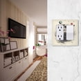 thumbnail image 5 of Yayeee Rocker Switch Wall Plate 1-Gang 4.6"x2.9" Home Decorative Outlet Cover, Beige Astronaut Space, 5 of 6
