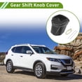 thumbnail image 2 of Unique Bargains Gear Shift Knob Cover for Nissan Rogue 2021-2024 Anti-Slip Black Carbon Fiber Beige Stick Shifting Handle Protector Faux Leather 1 Set, 2 of 6
