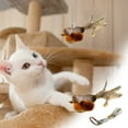 thumbnail image 2 of Upgraded Interactive Cat Toy with Simulated Singing Bird & Flapping Motion - Automatic Chirping Sound, Catnip-Infused, Encourages Hunting Instincts, Perfect for Indoor Cats & Birthday Gifts, 2 of 5