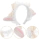 thumbnail image 5 of 2 diademas con orejas de oveja, bonitas diademas de cuerno de oveja, diadema de peluche de oveja, accesorios para el cabello para Halloween, carnaval, fiesta, cosplay, 5 of 8