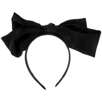 OUNONA Decorative Bow Headband Women Black Cloth 1Pcs