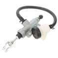thumbnail image 1 of OULII Brake Cylinder Lever Rear Brake Master Cylinder Silver Rubber for Motorcycle Riding 1Pack, 1 of 8