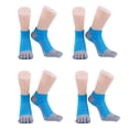 thumbnail image 1 of 4 pares de calcetines de algodón Calcetines de cinco dedos Calcetines de algodón de tubo mediano para hombre Calcetines con puntera dividida, 1 of 6