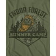 thumbnail image 2 of Star Wars Men's Endor Forest Summer Camp Ewok Design Adult Short Sleeve Graphic Print T-Shirt, 2 of 3