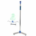 thumbnail image 4 of IV Bag Pole, High Toughness IV Stand Pole Height Adjustable Stainless Steel  For Patient For Hospital, 4 of 8