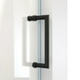 thumbnail image 3 of DreamLine Mirage-X 44-48 in. W x 72 in. H Frameless Sliding Shower Door in Satin Black, 3 of 5