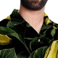 thumbnail image 5 of Banana Men's Short Sleeve Beach Shirts Poplin Spread Collar Tops Casual Printed Button Down Summer Unisex, 5 of 6