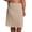 Nude, variant on Women's Shadowline 11625X Plus 25 Inch Flare Daywear Half Slip (Black 3X)