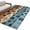 Light Blue, variant on Runner Rug 2'x6', Teal Blue Brown Washable Non-Slip Hallway Runner Rugs, Rustic Farmhouse Dog Paw Vintage Bedside Rugs Floor Mats Carpet Runners for Kitchen Bathroom Laundry Room