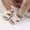 White, variant on Herrnalise Newborn Baby Summer Sandals Tassel Soft Sole Crib Shoes Kids Anti-slip Prewalker,Clearance