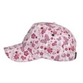 thumbnail image 5 of Naloa Original Classic Low Profile Hat Men Women Baseball Cap Dad Hat Adjustable Unconstructed Flower Butterfly Print Cap, 5 of 9