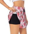 thumbnail image 3 of Lsque Strawberries Printed Women's Running Shorts with Liner Pockets,Elastic Quick Dry Workout Athletic Gym Yoga Shorts,Womens High Waist Shorts-X-Large, 3 of 9