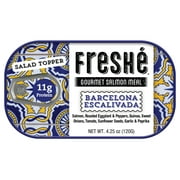 Freshe Barcelon Escalivada, Gourmet Salmon Meal, 4.25 Ounce Can
