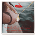 thumbnail image 2 of To My Wife  Dear Wife From Husband Alluring Ribbon Necklace Message Card, 2 of 20