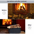 thumbnail image 4 of Log Carrier Bag, 2pcs, Fireplace Log Basket, Wood, 4 of 5
