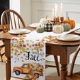 thumbnail image 3 of Hello Fall Table Runner, Autumn Thanksgiving Kitchen Dining Table Decoration for Home Party Decor 13x120 Inches, 3 of 9