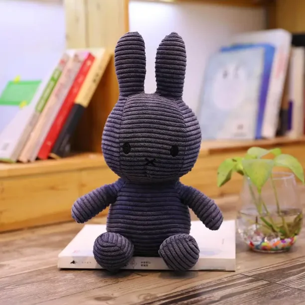 Rabbit Doll Long Ear Rabbit Plush Toy Baby Comfort Doll Rag Doll Sleeping Birthday GiftDark BlueDark Blue Gao Jinjia unisex