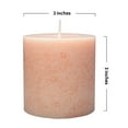 thumbnail image 4 of Mainstays Scented Mottled Pillar Candle, 3 x 3 inches, Pink, Peach & Mango, 4 of 5