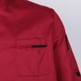 thumbnail image 4 of facefd Unisex Chef Jackets Coat Long Sleeves Shirt Kitchen Uniforms Red XL, 4 of 9