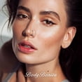 thumbnail image 5 of Clear CZ Nose Rings Hoop - 316L Surgical Steel Body Piercing Hoop Clicker 20G/18G/16G Earrings Jewelry Cartilage Helix Rook Tragus Conch Daith Ring 6/7/8/9/10/11/12mm - Gold/Silver/Black, 5 of 12