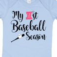 thumbnail image 4 of Inktastic My 1st Baseball Season Girls Baby Bodysuit, 4 of 5