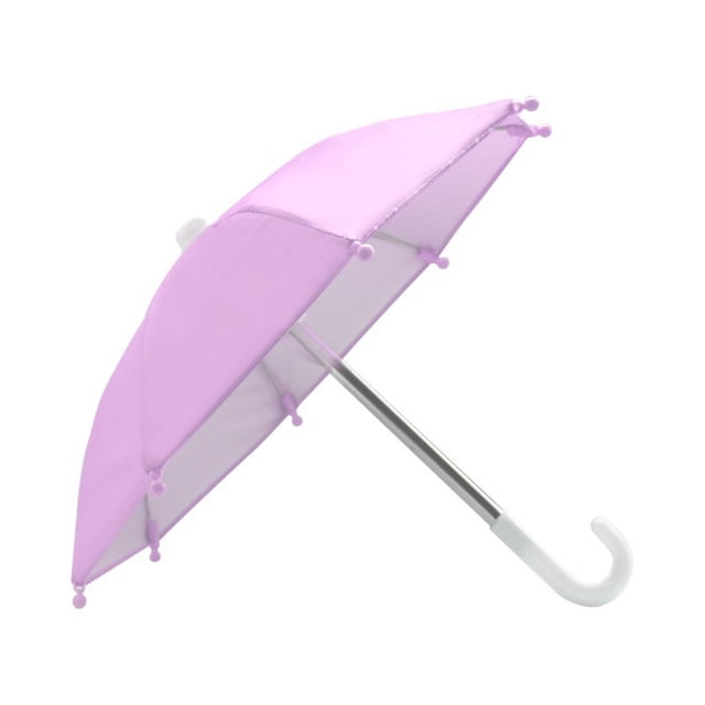 CAROOTU Mini Parapluie Portable Extérieur Imperméable Protection Téléphone Parapluie Poupée Adorable