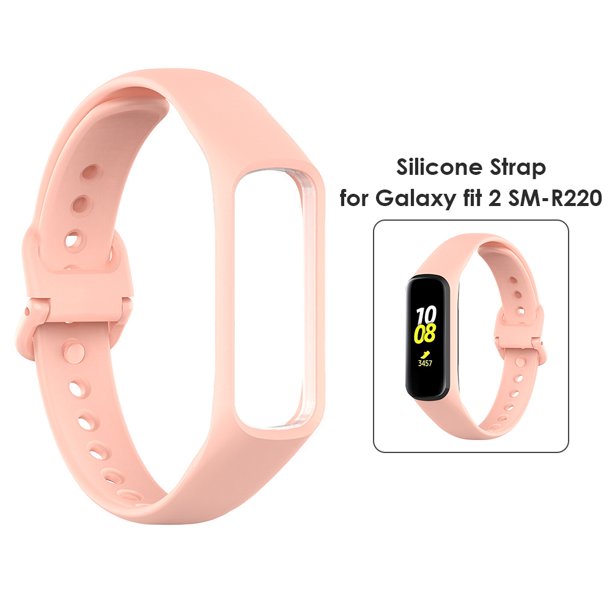 Correa de muñeca de repuesto de silicona para Galaxy Fit-e R375 (rosa)