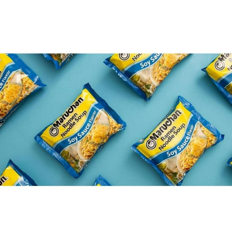 Maruchan Ramen Noodle Soup Soy Sauce Flavor, 3.0 Oz, Pack of 24